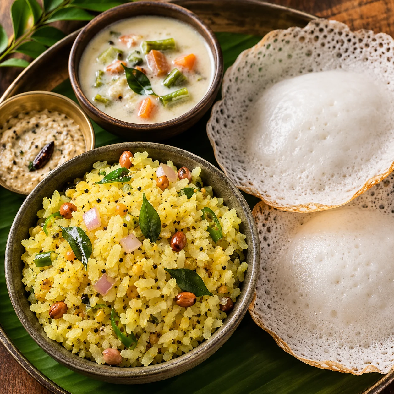 Aval Upma & Appam