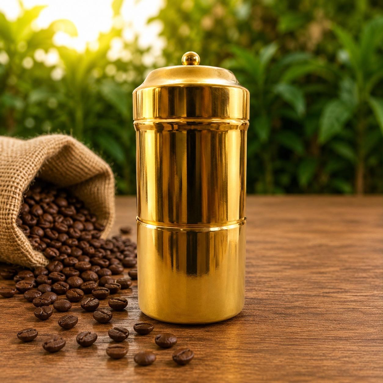 Brass Coffee Filter Small